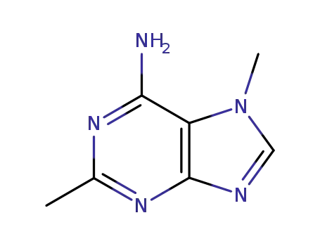 Molecular Structure of 102153-93-5 (2,7-dimethyl-7<i>H</i>-purin-6-ylamine)