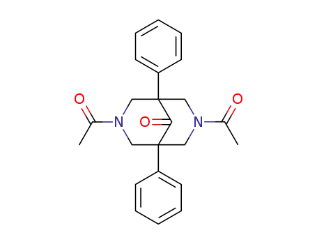 3,7-diacetyl-1,5-diphenyl-3,7-diaza-bicyclo[3.3.1]nonan-9-one