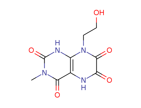 2,4,6,7(1H,3H)-PTERIDINETETRONE,5,8-DIHYDRO-8-(2-HYDROXYETHYL)-3-METHYL-