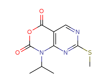 1-Isopropyl-7-(methylthio)-1H-pyrimido-[4,5-d][1,3]oxazine-2,4-dione