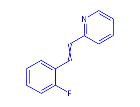 Molecular Structure of 76293-38-4 (2-[(Z)-2-(2-fluorophenyl)ethenyl]pyridine)