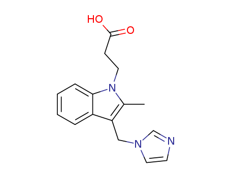 3-(1H-imidazol-1-ylmethyl)-2-methyl-1H-Indole-1-propanoic acid