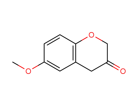 Molecular Structure of 76322-25-3 (6-Methoxy-3-chromanone)