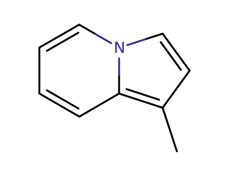 Molecular Structure of 767-61-3 (1-Methylindolizine)