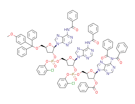 C<sub>97</sub>H<sub>79</sub>Cl<sub>2</sub>N<sub>15</sub>O<sub>19</sub>P<sub>2</sub>
