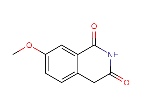 Molecular Structure of 76746-94-6 (7-methoxyisoquinoline-1,3(2H,4H)-dione)