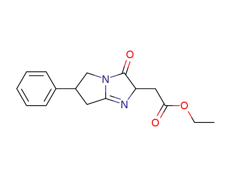 Ethyl 2,5,6,7-tetrahydro-3-oxo-6-phenyl-3H-pyrrolo(1,2-a)imidazole-2-acetate