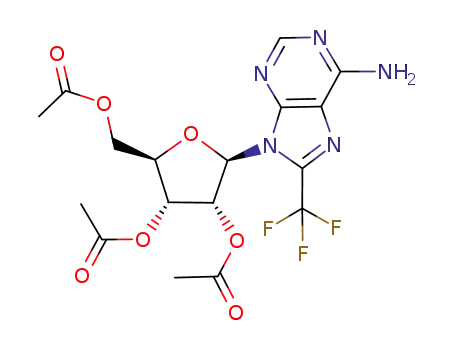 2',3',5'-TRI-O-ACETYL-8-TRIFLUOROMETHYL ADENOSINE