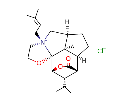 1β-(3-methyl-but-2-enyl)-12-oxo-dihydro-oxazolo[3',2':1,10]-14-nor-dendrobanium; chloride