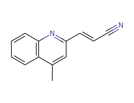 (E)-4-methyl-2-quinolineacrylonitrile