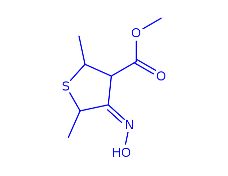 3-THIOPHENECARBOXYLIC ACID TETRAHYDRO-4-(HYDROXYIMINO)-2,5-DIMETHYL-,METHYL ESTER