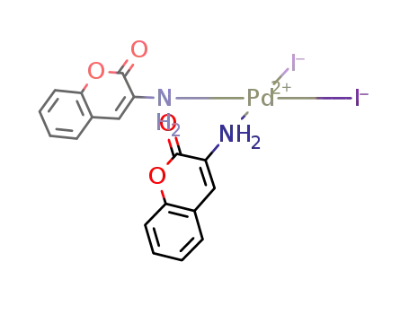 팔라듐 (II), BIS (2-OXO-2H-1- 벤조 피란 -3- 일람 민) 다이오도-, (Z)