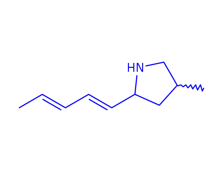 피롤리딘, 4-메틸-2-(1,3-펜타디에닐)-(9CI)