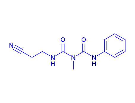 Imidodicarbonicdiamide, N-(2-cyanoethyl)-2-methyl-N'-phenyl-