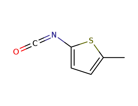 Molecular Structure of 76536-99-7 (5-Methylthien-2-yl isocyanate 97%)