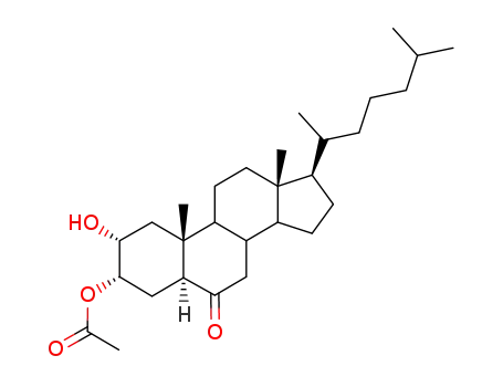 Acetic acid (2R,3S,5S,10R,13R,17R)-17-(1,5-dimethyl-hexyl)-2-hydroxy-10,13-dimethyl-6-oxo-hexadecahydro-cyclopenta[a]phenanthren-3-yl ester