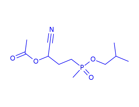 이소부틸[3-(아세틸옥시)-3-시아노프로필]메틸포스피네이트