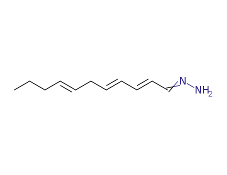 Molecular Structure of 80599-06-0 ([(2E,4E,7E)-Undeca-2,4,7-trien-(E)-ylidene]-hydrazine)