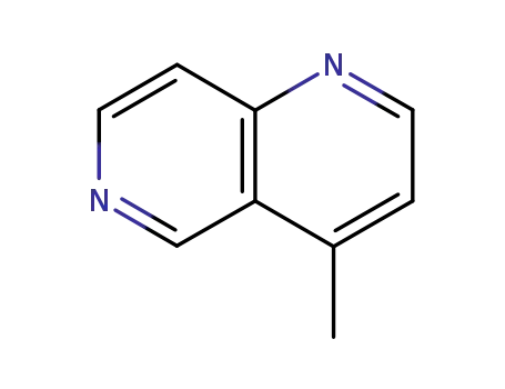 Molecular Structure of 7675-30-1 (4-Methyl-1,6-naphthyridine)