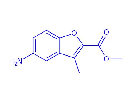 2-벤조푸란카르복실산,5-아미노-3-메틸-,메틸에스테르(9CI)