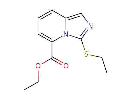 Imidazo[1,5-a]pyridine-5-carboxylic acid, 3-(ethylthio)-, ethyl ester