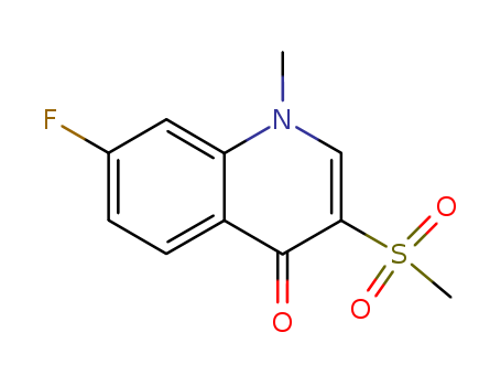 4(1H)-Quinolinone,7-fluoro-1-methyl-3-(methylsulfonyl)-