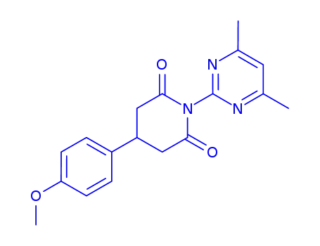 1-(4,6-dimethylpyrimidin-2-yl)-4-(4-methoxyphenyl)piperidine-2,6-dione