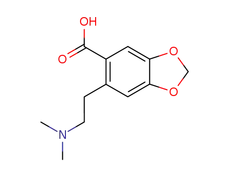 1,3-Benzodioxole-5-carboxylic acid, 6-(2-(dimethylamino)ethyl)-