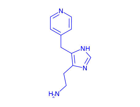Molecular Structure of 769912-44-9 (1H-Imidazole-4-ethanamine,  5-(4-pyridinylmethyl)-  (9CI))