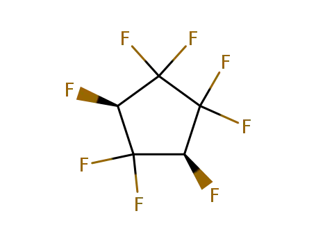 Molecular Structure of 773-17-1 (1,1,2,2,3,4,4,5-Octafluorocyclopentane)