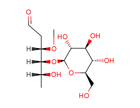 Molecular Structure of 7724-04-1 (strophanthobiose)