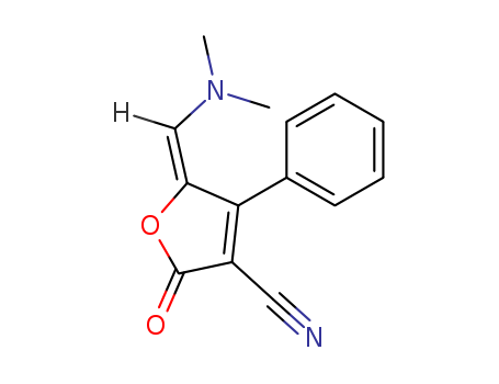 5-(dimethylaminomethylidene)-2-oxo-4-phenylfuran-3-carbonitrile