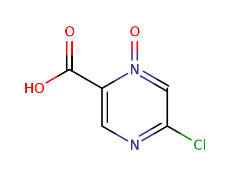 5-chloro-2-pyrazinecarboxylic acid 1-oxide
