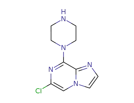 6-Chloro-8-(piperazin-1-yl)imidazo[1,2-a]pyrazine
