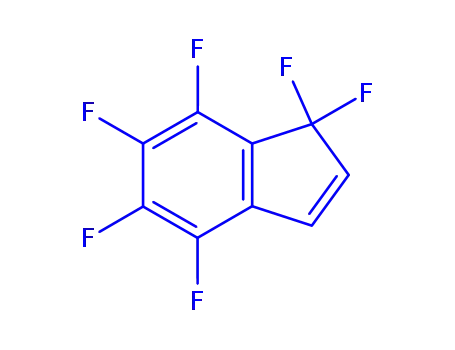 Molecular Structure of 77151-80-5 (1,1,4,5,6,7-Hexafluoro-1H-indene)