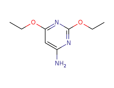 Molecular Structure of 77297-30-4 (2,6-DIETHOXY-4-PYRIMIDINAMINE)