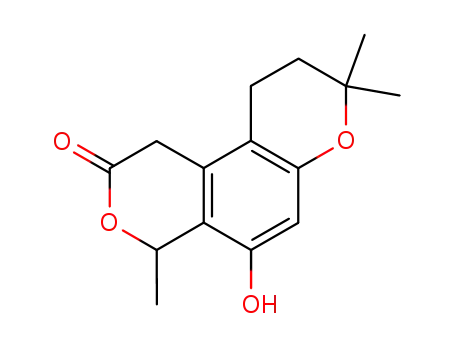 5-Hydroxy-1,8,9,10-tetrahydro-4,8,8-trimethyl-2H,4H-benzo[1,2-b:4,3-c']dipyran-2-one