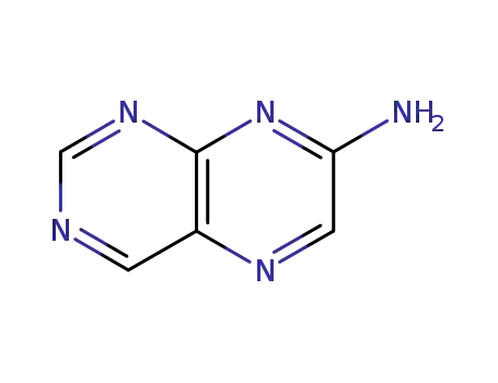 Molecular Structure of 769-66-4 (7-Pteridinamine (9CI))