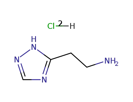 Molecular Structure of 7730-79-2 (2-(2H-[1,2,4]TRIAZOL-3-YL)-ETHYLAMINE)