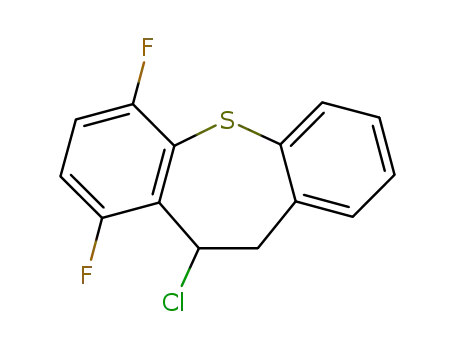 11-chloro-1,4-difluoro-10,11-dihydrodibenzo<b,f>thiepin