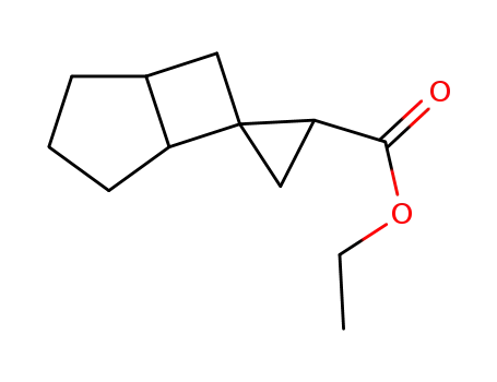 Molecular Structure of 770728-75-1 (Spiro[bicyclo[3.2.0]heptane-6,1-cyclopropane]-2-carboxylic acid, ethyl ester (9CI))