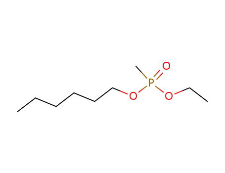 Molecular Structure of 88795-47-5 (Phosphonic acid, methyl-, ethyl hexyl ester)
