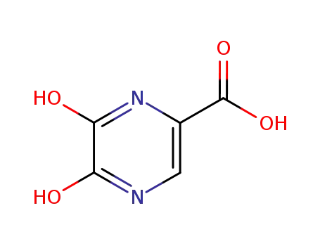 Molecular Structure of 77168-80-0 (5,6-dihydroxypyrazine-2-carboxylic acid)