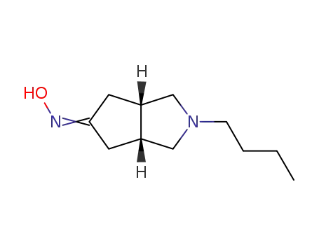 사이클로펜타[c]피롤-5(1H)-온, 2-부틸헥사하이드로-, 옥심, (3aR,6aS)-rel-(9CI)