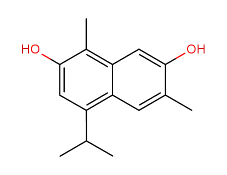 1,6-dimethyl-4-(propan-2-yl)naphthalene-2,7-diol