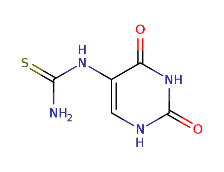 Thiourea, N-(1,2,3,4-tetrahydro-2,4-dioxo-5-pyrimidinyl)- cas  77296-62-9
