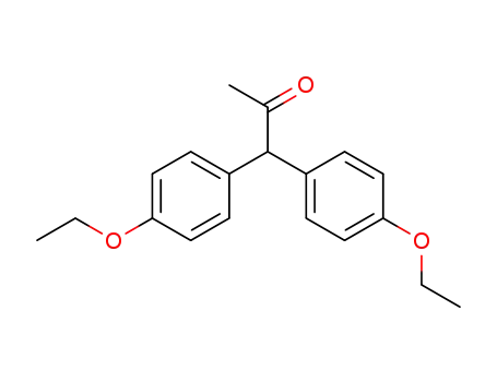 Molecular Structure of 77083-95-5 (1,1-bis(4-ethoxyphenyl)propan-2-one)