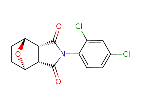 Molecular Structure of 7741-91-5 (2-(2,4-dichlorophenyl)hexahydro-1H-4,7-epoxyisoindole-1,3(2H)-dione)