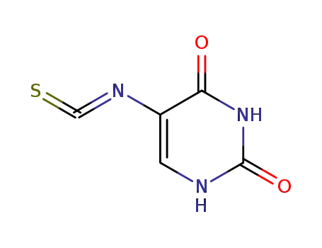 Molecular Structure of 7702-88-7 (5-isothiocyanato-1H-pyrimidine-2,4-dione)