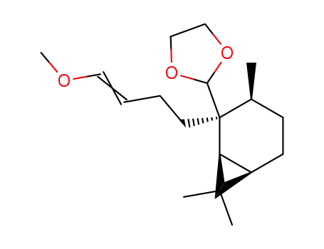 2-[(1S,2S,3S,6R)-2-((E)-4-Methoxy-but-3-enyl)-3,7,7-trimethyl-bicyclo[4.1.0]hept-2-yl]-[1,3]dioxolane
